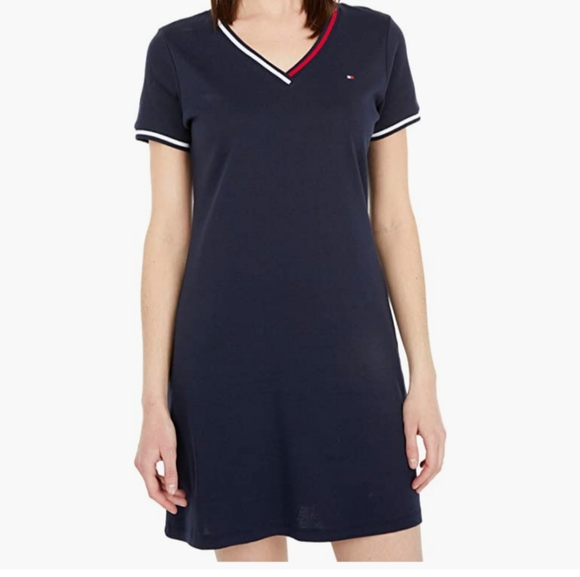 Large Tommy Hilfiger Classic T-Shirt Dress. - Picture 1 of 11